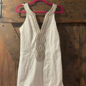 Lilly Pulitzer white valli shift dress